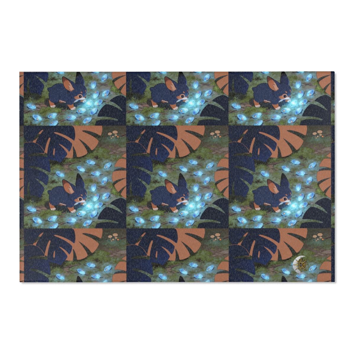 HD Bluegem Explorer Polyester Chenille Area Rug — additional view