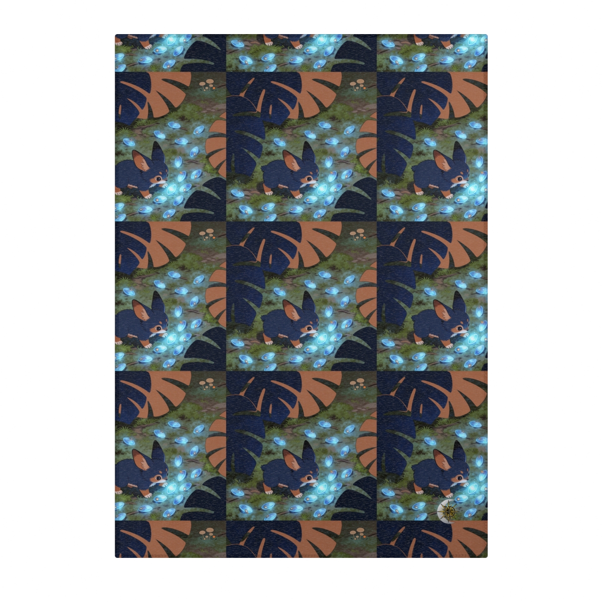 HD Bluegem Explorer Polyester Chenille Area Rug — additional view