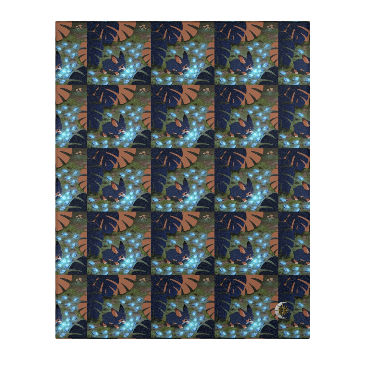 HD Bluegem Explorer Polyester Chenille Area Rug — additional view