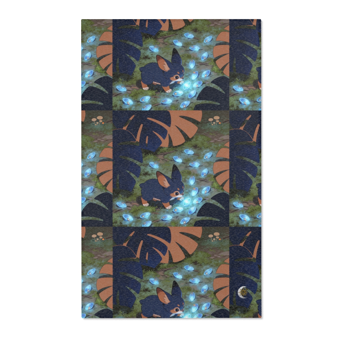 HD Bluegem Explorer Polyester Chenille Area Rug — additional view