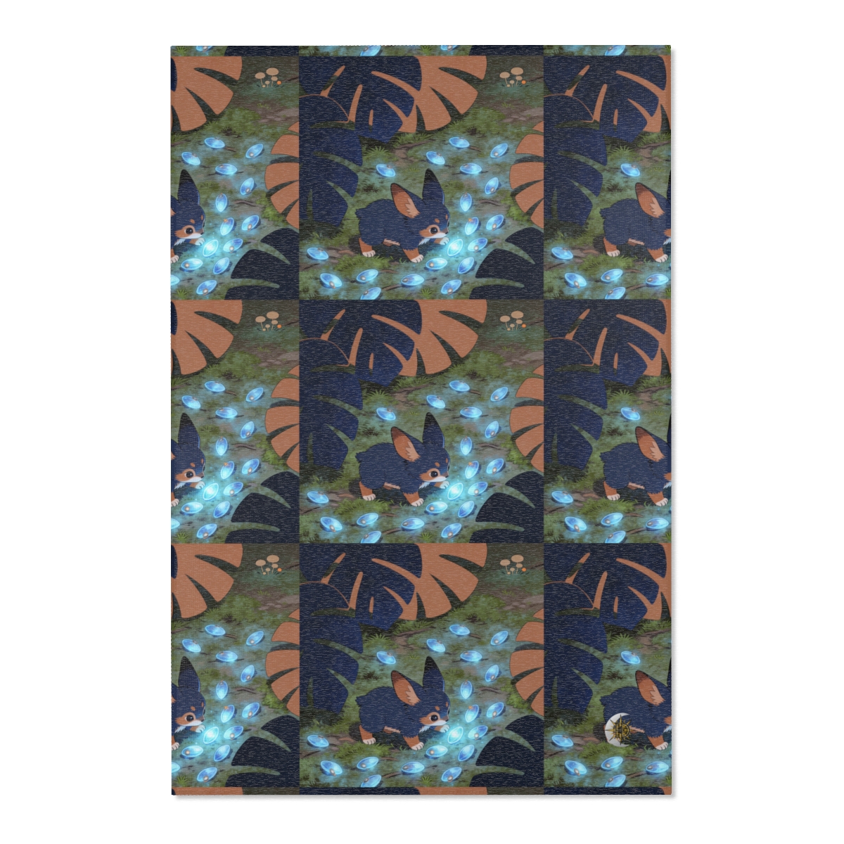 HD Bluegem Explorer Polyester Chenille Area Rug — additional view