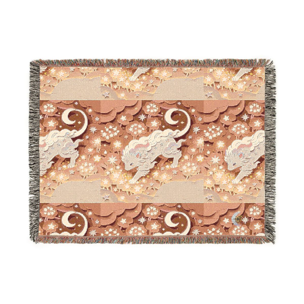 HD Crescent Starpaws 100% Cotton Woven Blanket — additional view