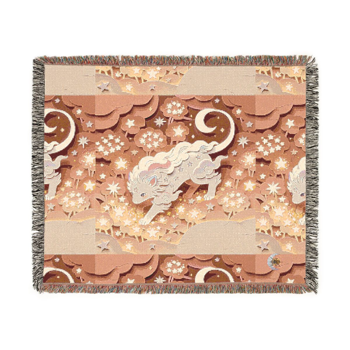 HD Crescent Starpaws 100% Cotton Woven Blanket — additional view