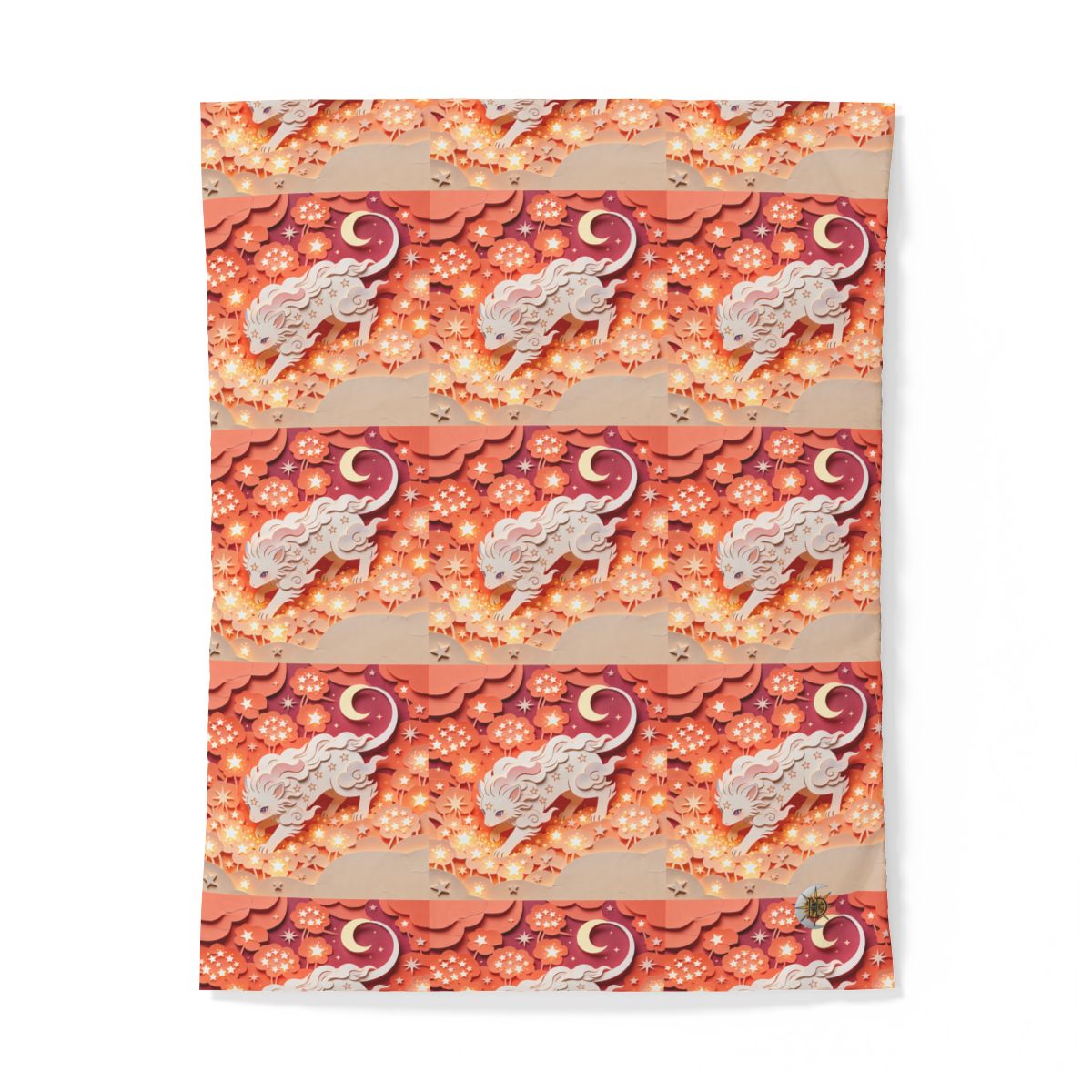 HD Crescent Starpaws 100% Cotton Duvet Cover