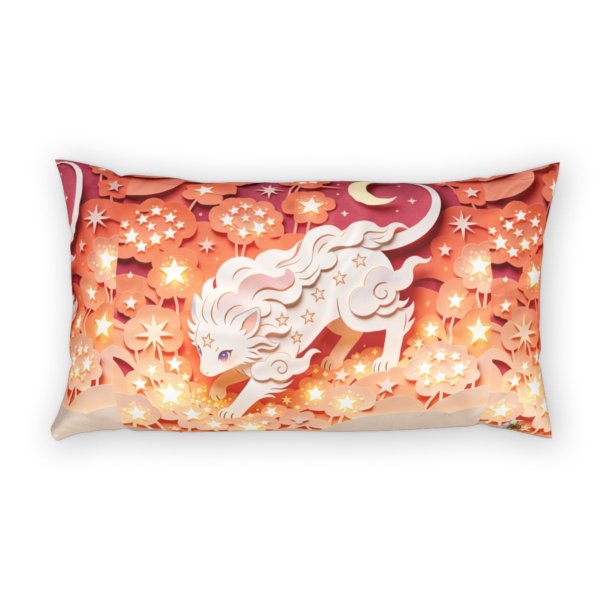 HD Crescent Starpaws 100% Cotton Pillow Sham — additional view