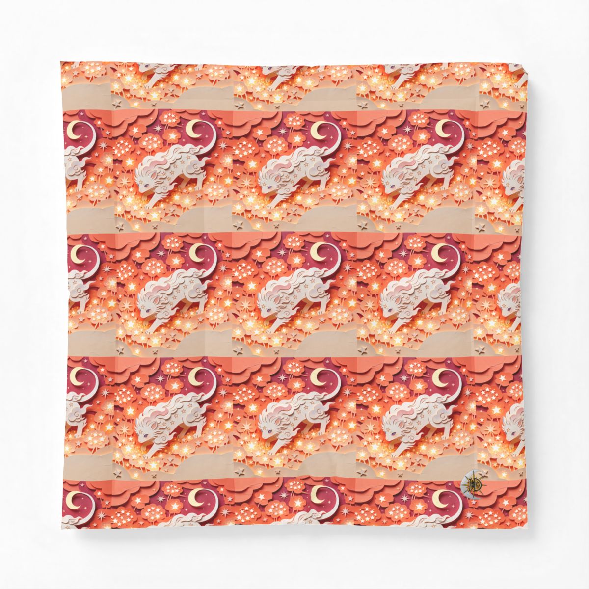 HD Crescent Starpaws Cotton-Shell Comforter — additional view
