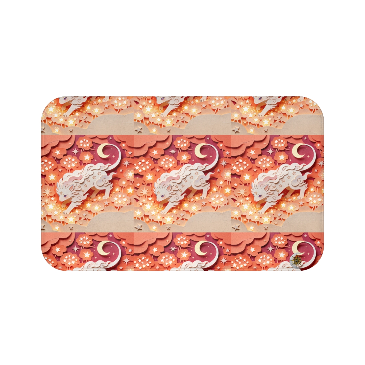 HD Crescent Starpaws Memory-Foam Bath Mat