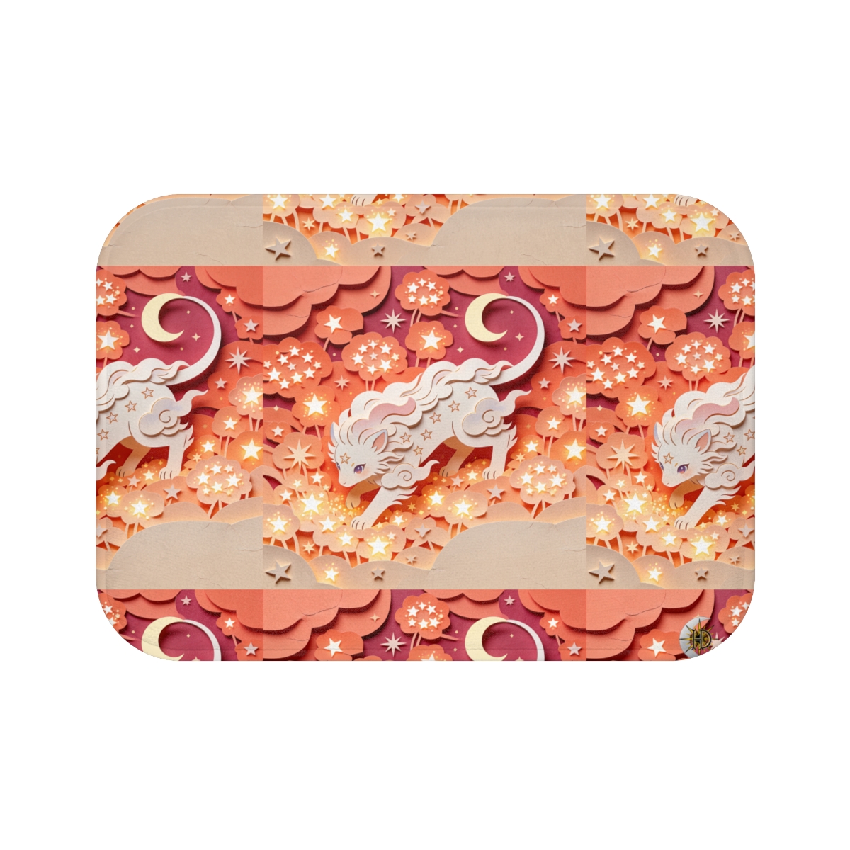 HD Crescent Starpaws Memory-Foam Bath Mat — additional view