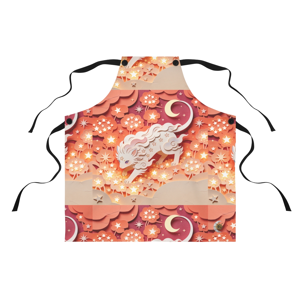 HD Crescent Starpaws Polyester Kitchen Apron