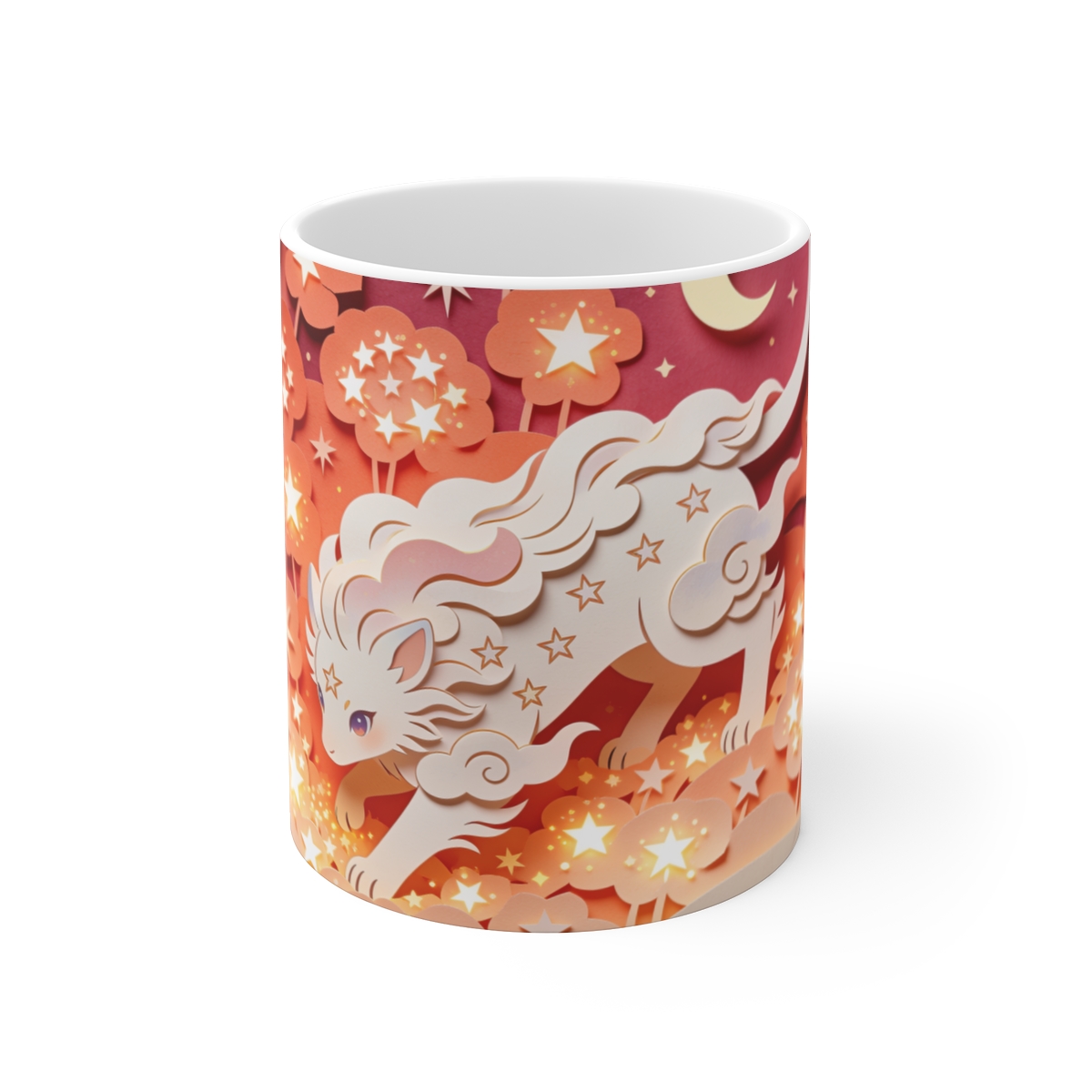 HD Crescent Starpaws Ceramic Mug 11oz