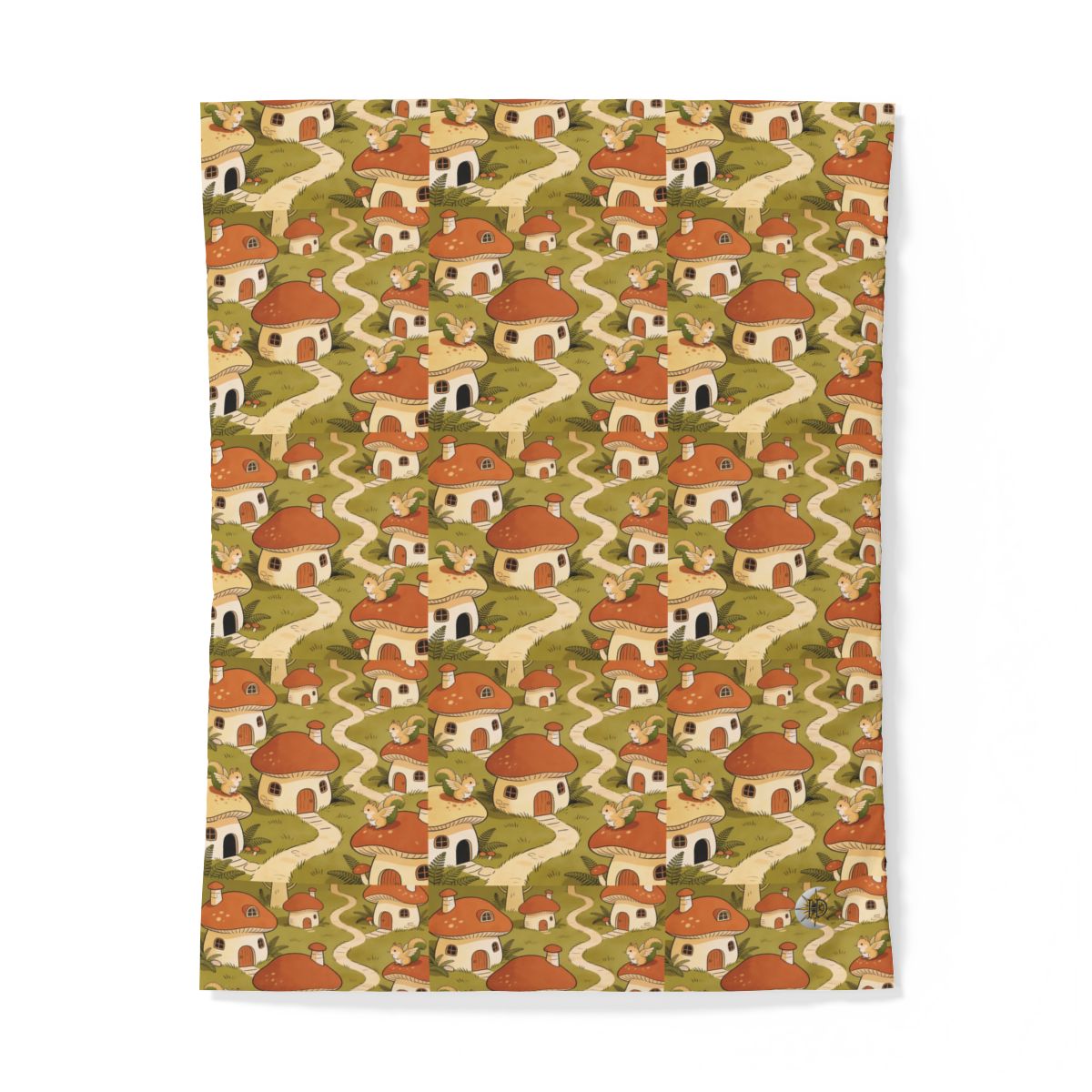 HD Mosswing Village 100% Cotton Duvet Cover — additional view