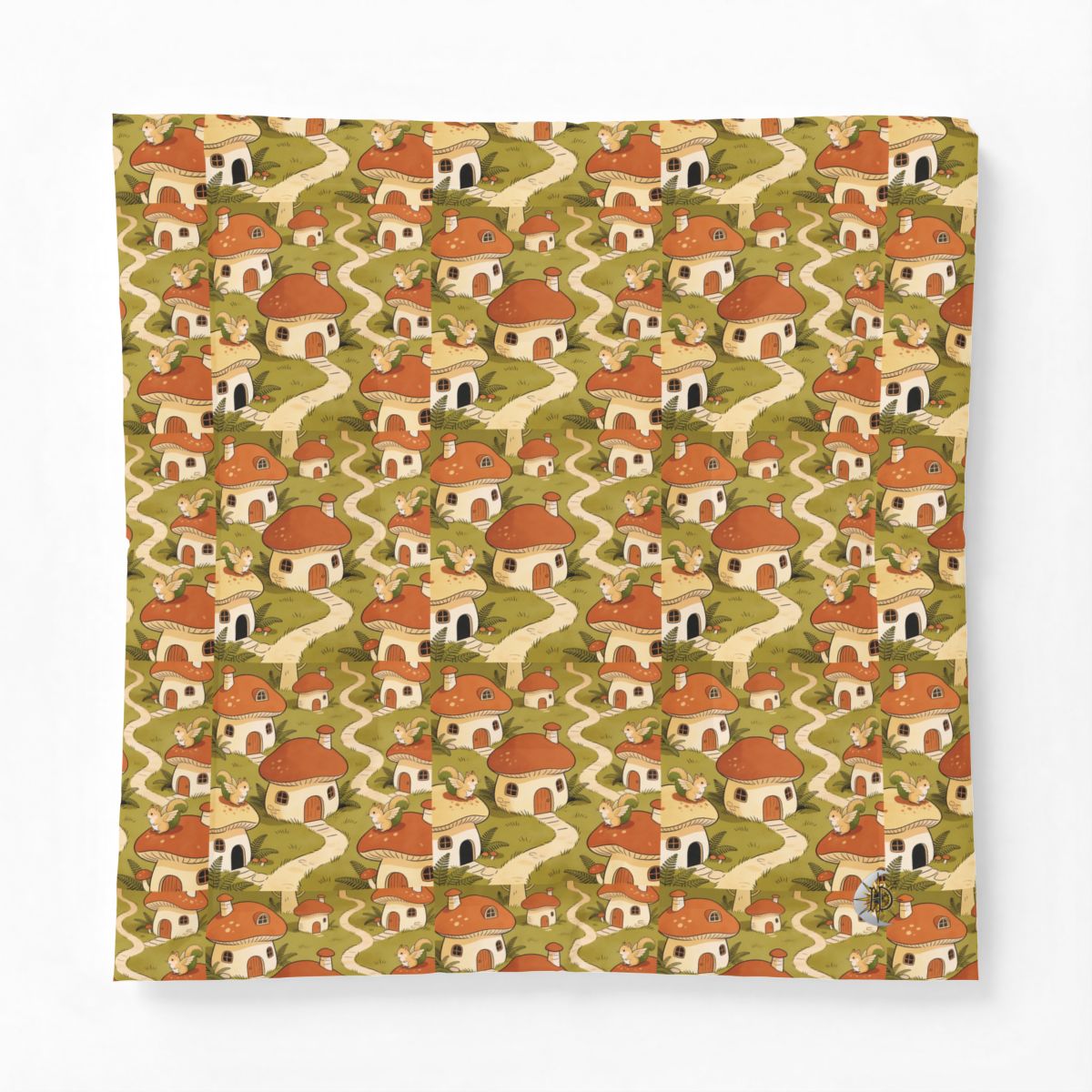 HD Mosswing Village Cotton-Shell Comforter — additional view