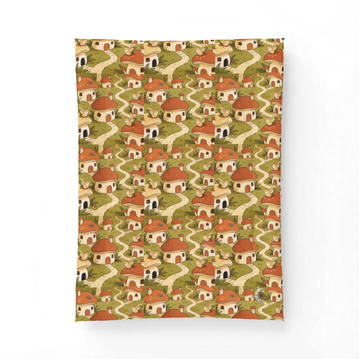 HD Mosswing Village Cotton-Shell Comforter — additional view