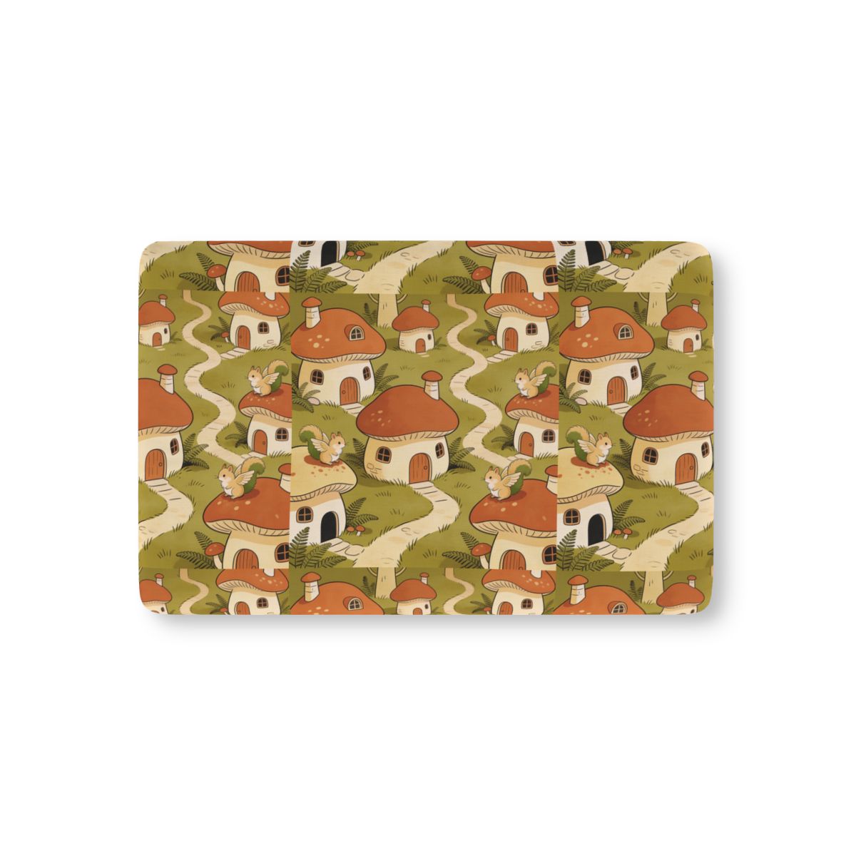 HD Mosswing Village Fitted Crib Sheet