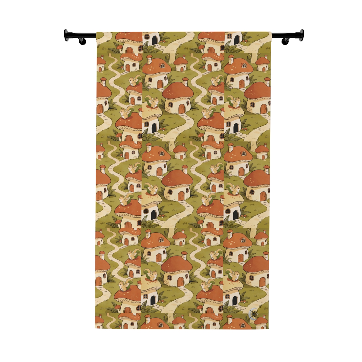 HD Mosswing Village Blackout Window Curtain Panel
