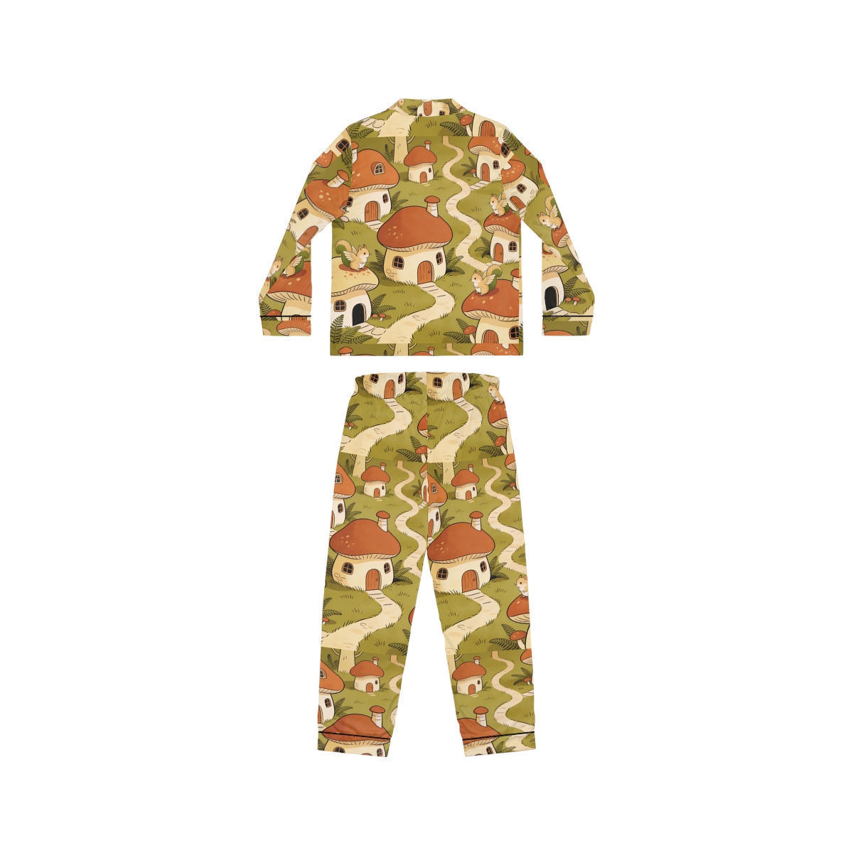 HD Mosswing Village Women’s Satin Pajama Set — additional view