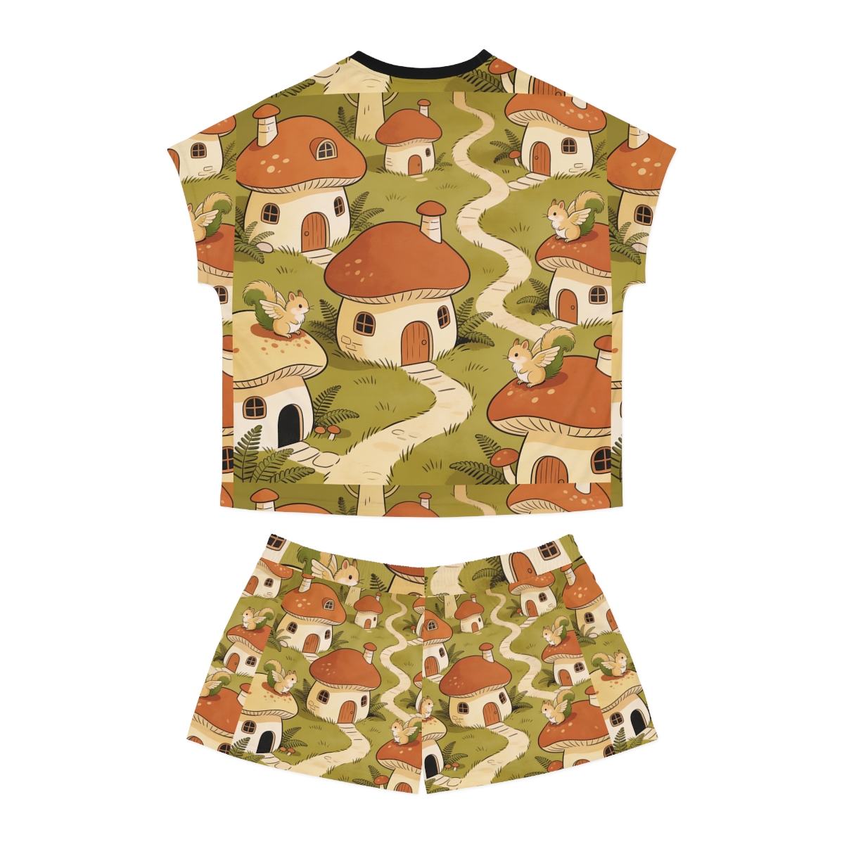 HD Mosswing Village Women’s Short Pajama Set — additional view