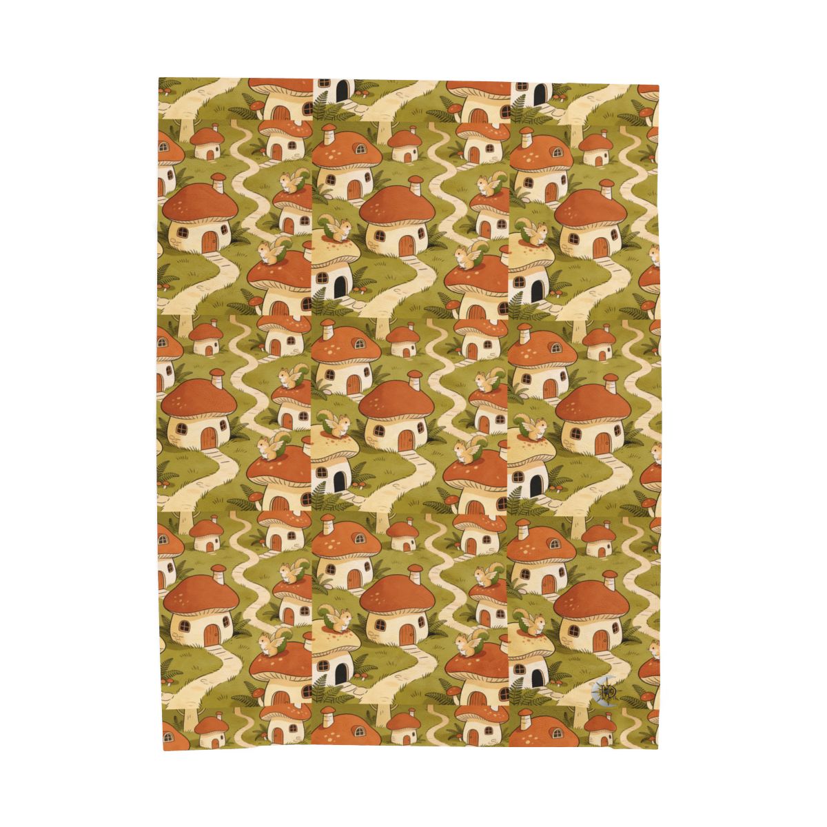 HD Mosswing Village Velveteen Plush Blanket — additional view
