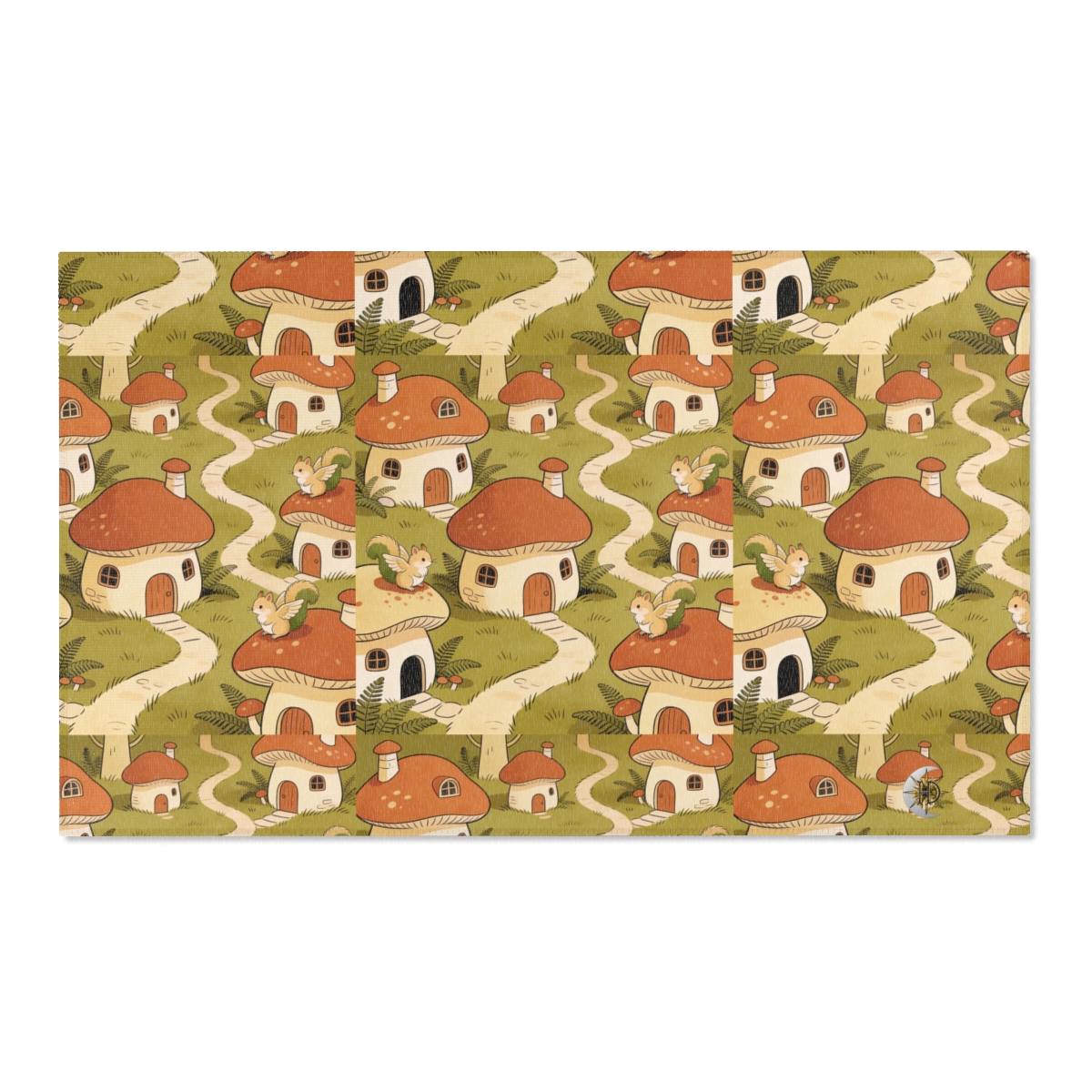 HD Mosswing Village Polyester Chenille Area Rug — additional view