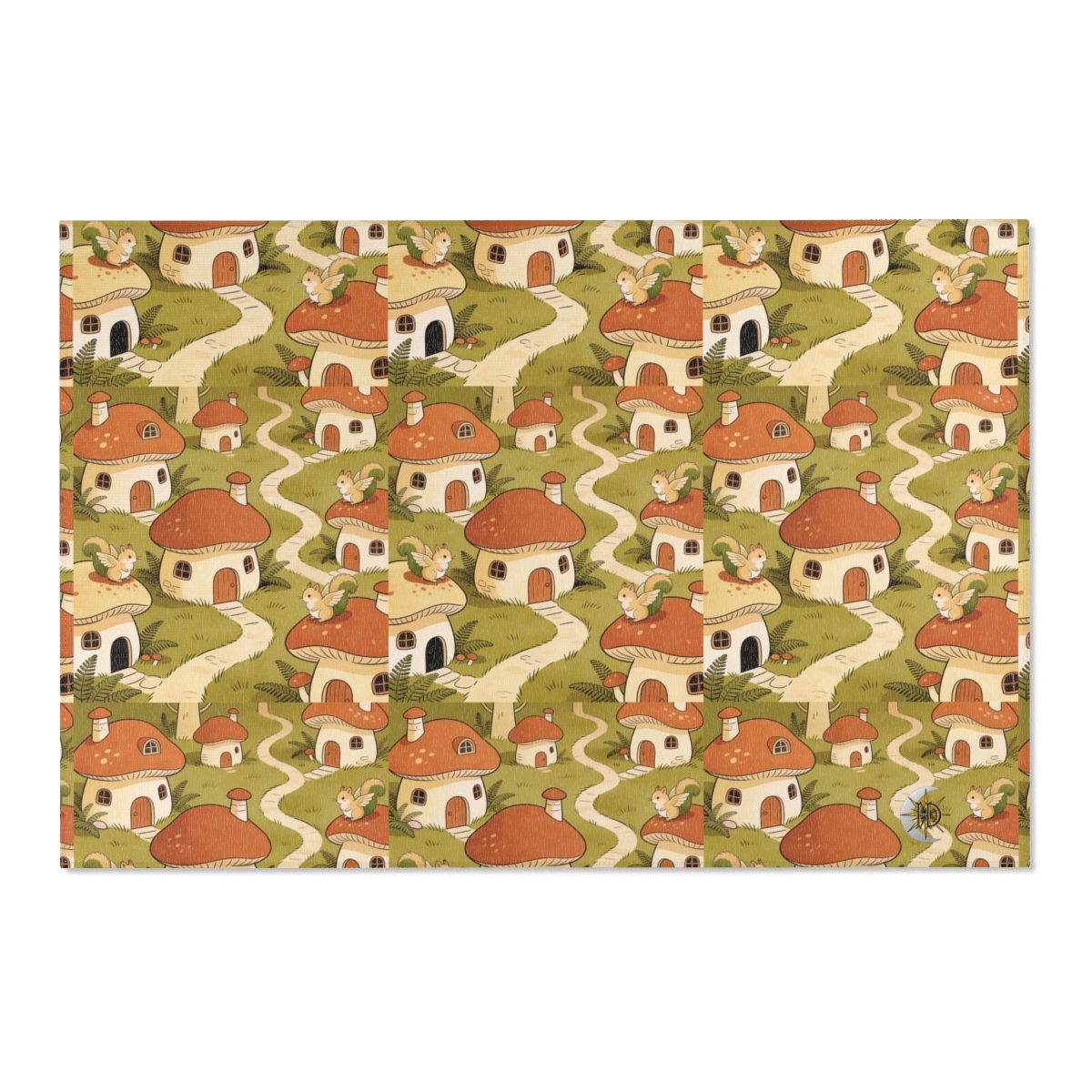 HD Mosswing Village Polyester Chenille Area Rug — additional view