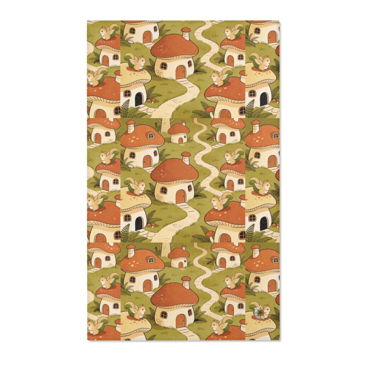 HD Mosswing Village Polyester Chenille Area Rug — additional view