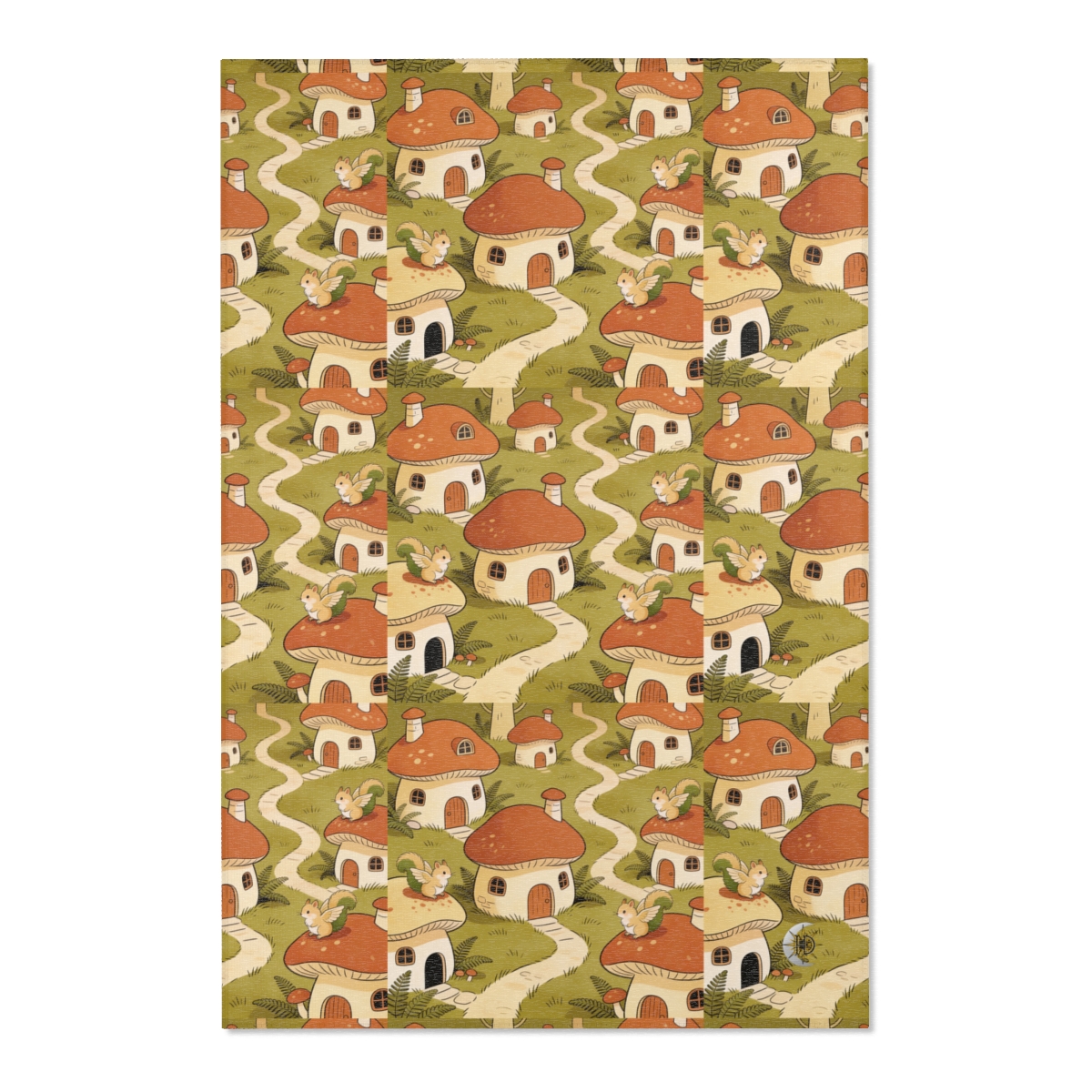 HD Mosswing Village Polyester Chenille Area Rug — additional view