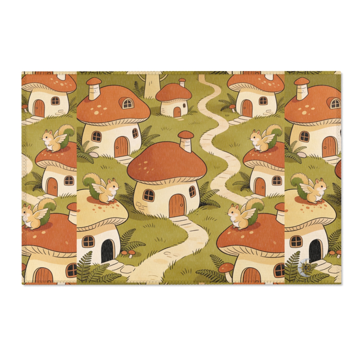 HD Mosswing Village Polyester Chenille Area Rug — additional view