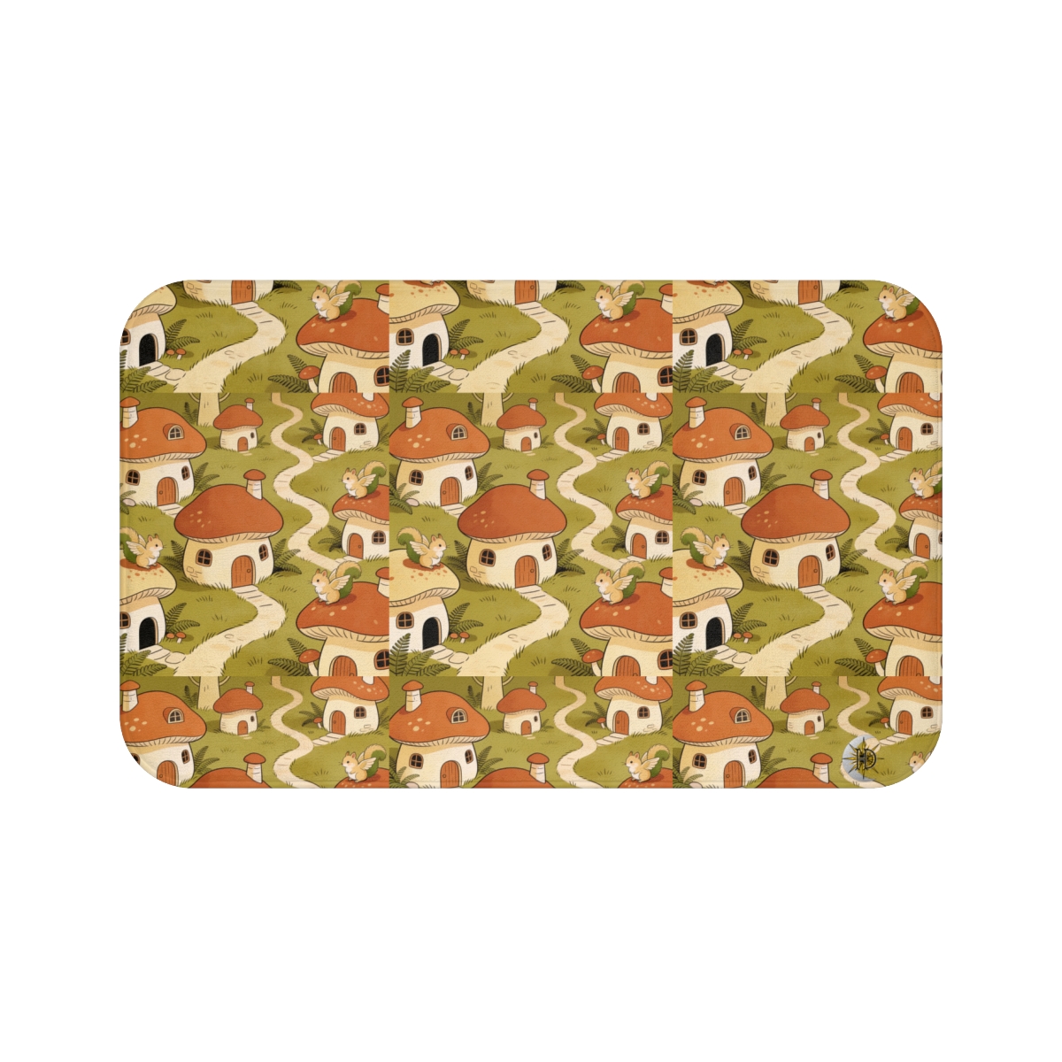HD Mosswing Village Memory-Foam Bath Mat