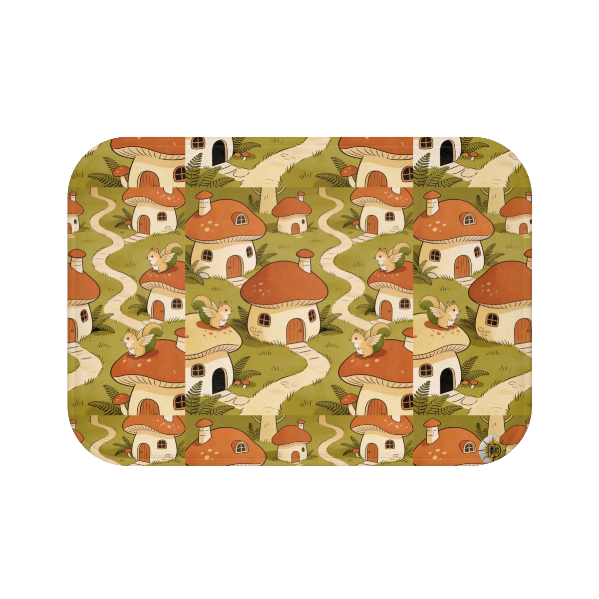 HD Mosswing Village Memory-Foam Bath Mat — additional view