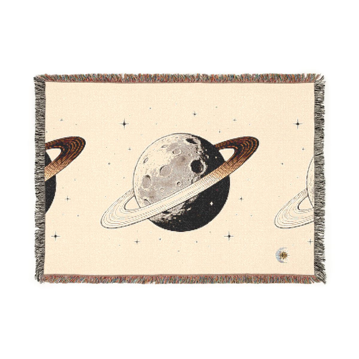 HD Copper Ringworld 100% Cotton Woven Blanket