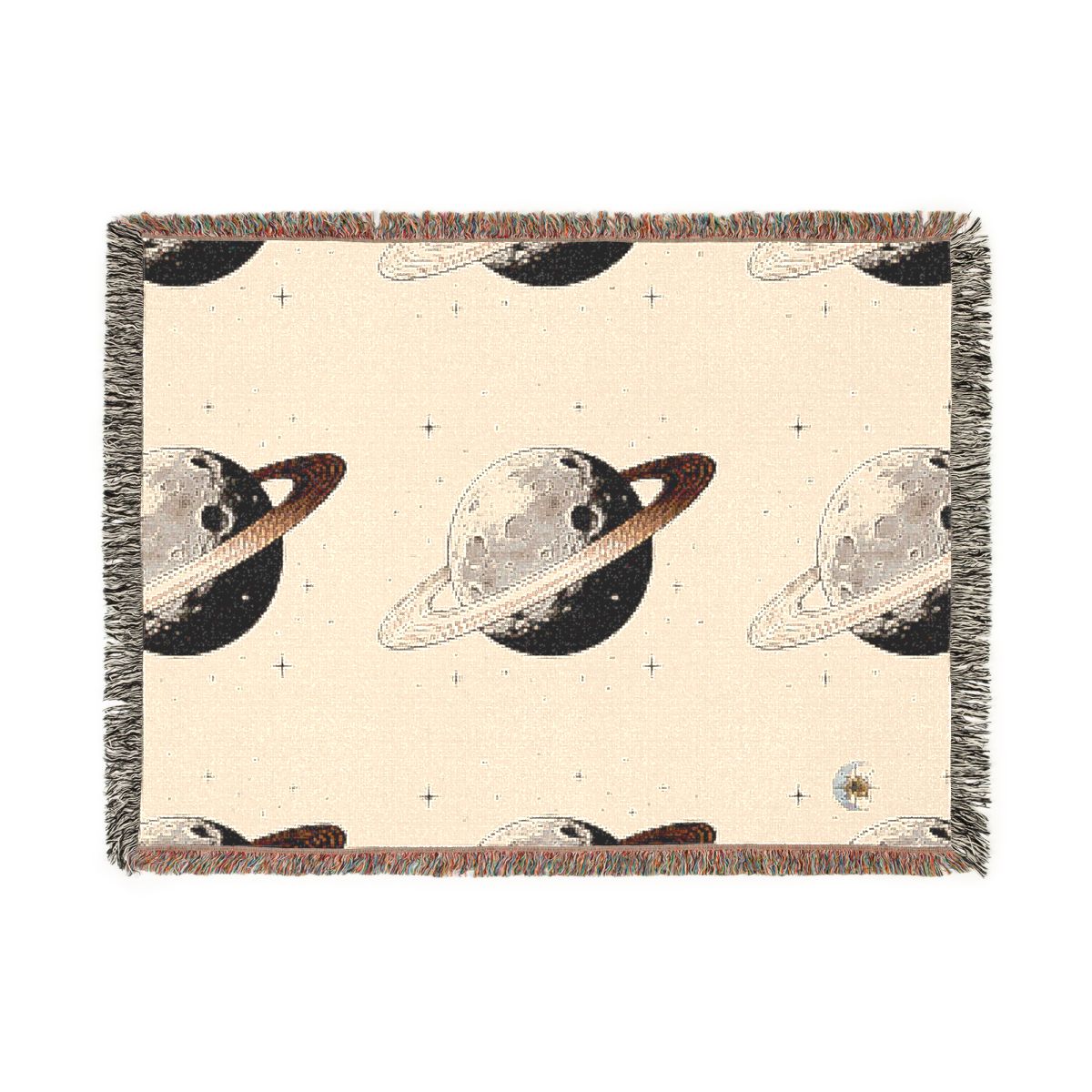 HD Copper Ringworld 100% Cotton Woven Blanket — additional view