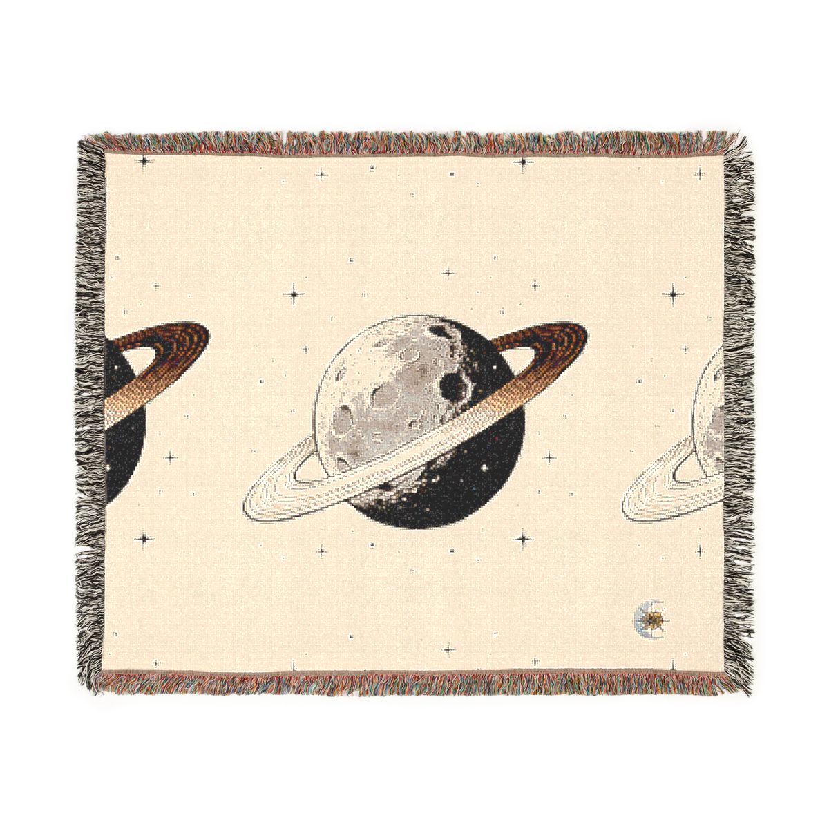 HD Copper Ringworld 100% Cotton Woven Blanket — additional view
