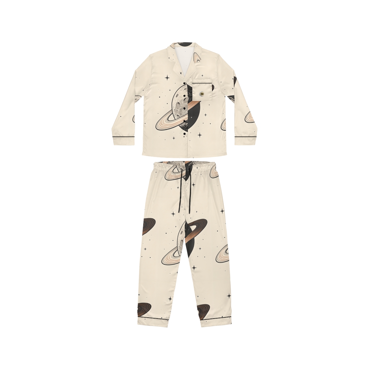 HD Copper Ringworld Women’s Satin Pajama Set
