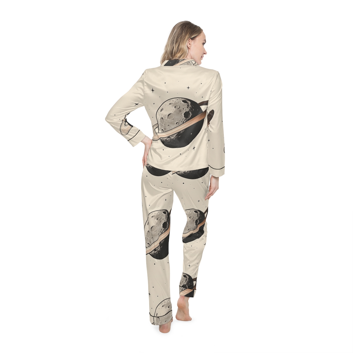 HD Copper Ringworld Women’s Satin Pajama Set — additional view
