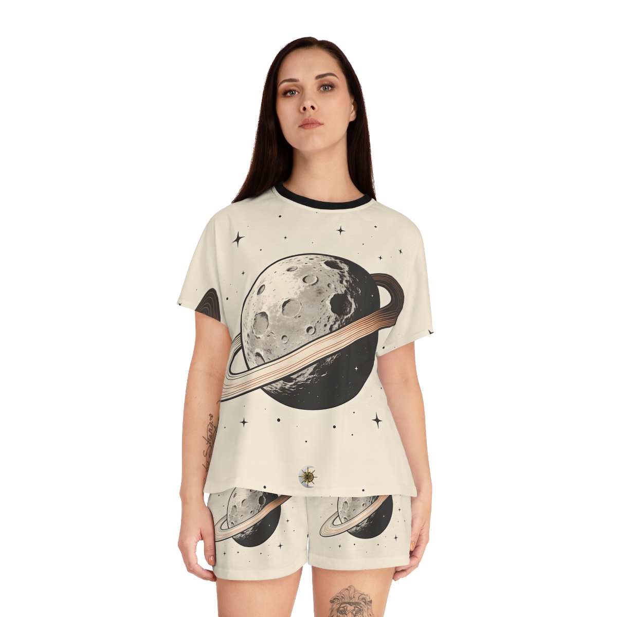 HD Copper Ringworld Women’s Short Pajama Set — additional view