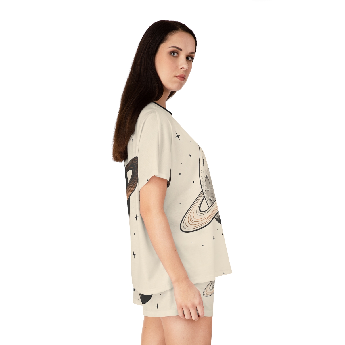HD Copper Ringworld Women’s Short Pajama Set — additional view