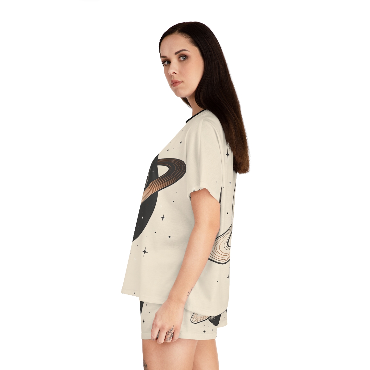 HD Copper Ringworld Women’s Short Pajama Set — additional view