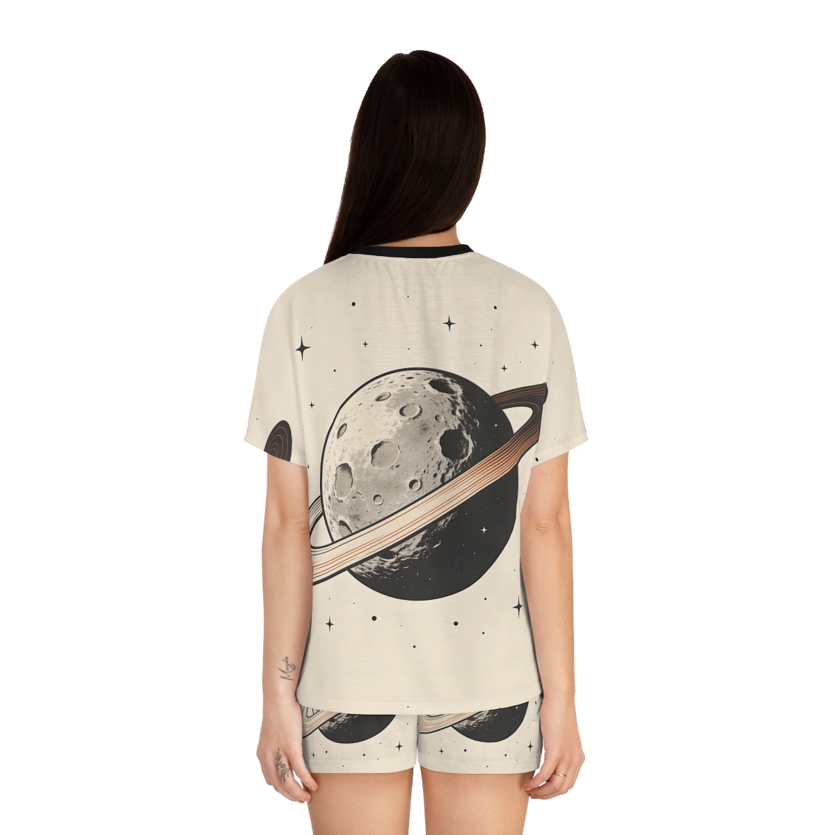 HD Copper Ringworld Women’s Short Pajama Set — additional view