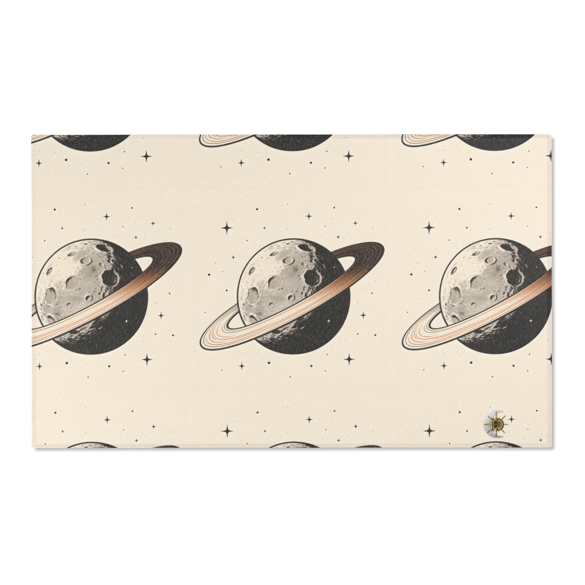 HD Copper Ringworld Polyester Chenille Area Rug — additional view