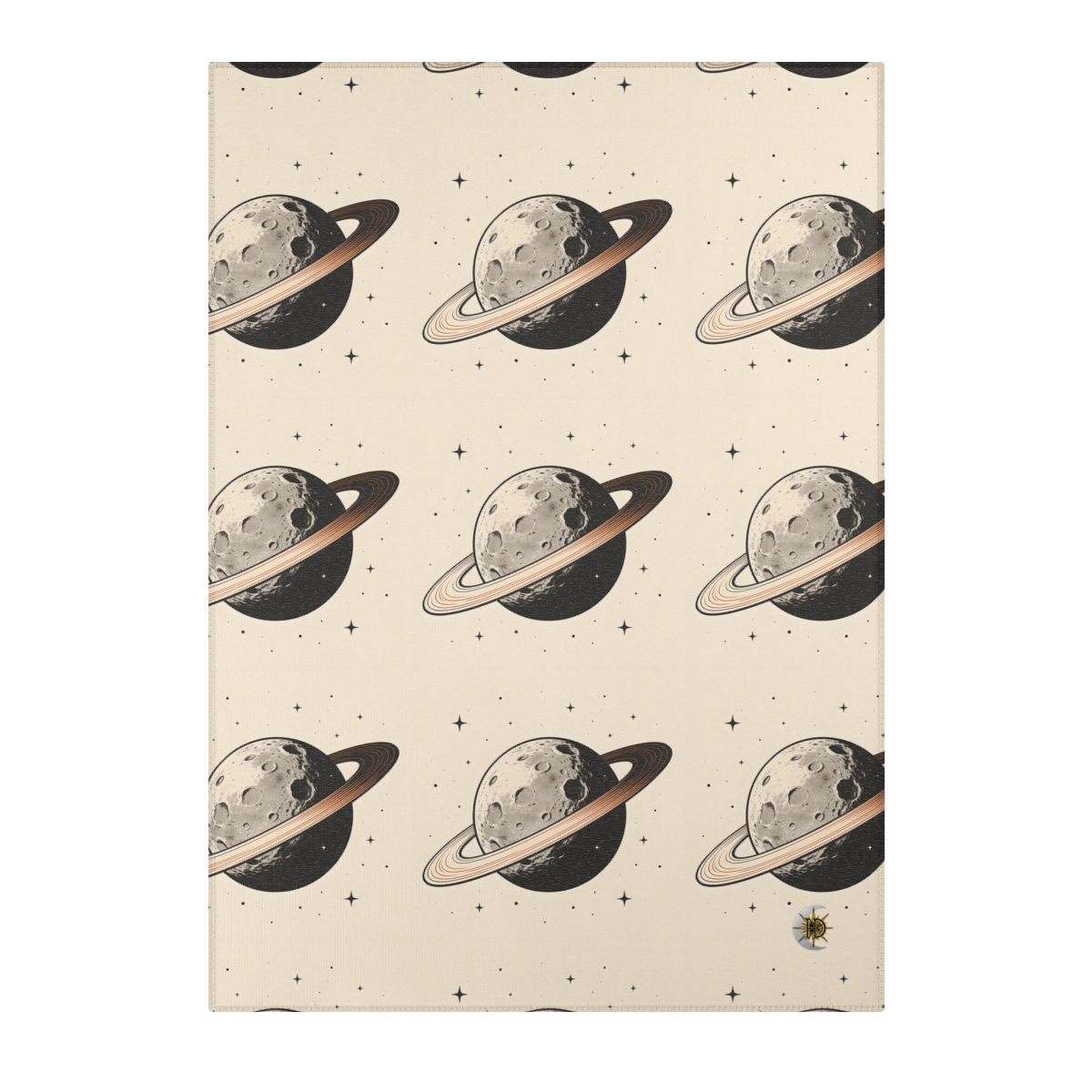 HD Copper Ringworld Polyester Chenille Area Rug — additional view