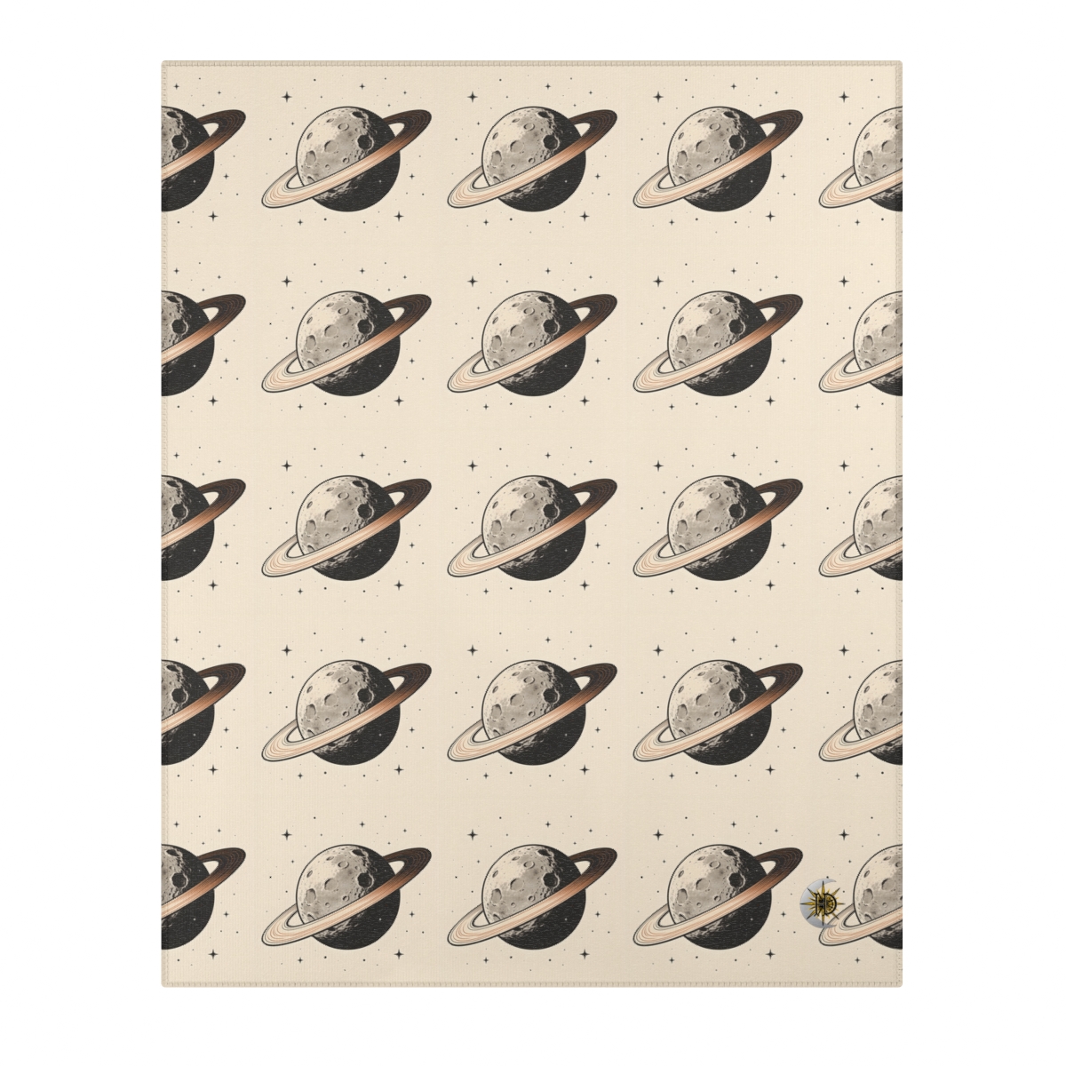 HD Copper Ringworld Polyester Chenille Area Rug — additional view