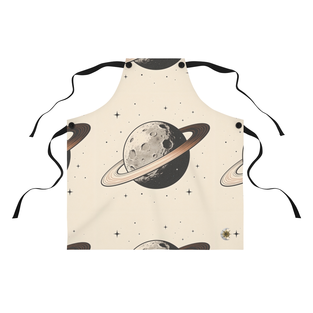 HD Copper Ringworld Polyester Kitchen Apron