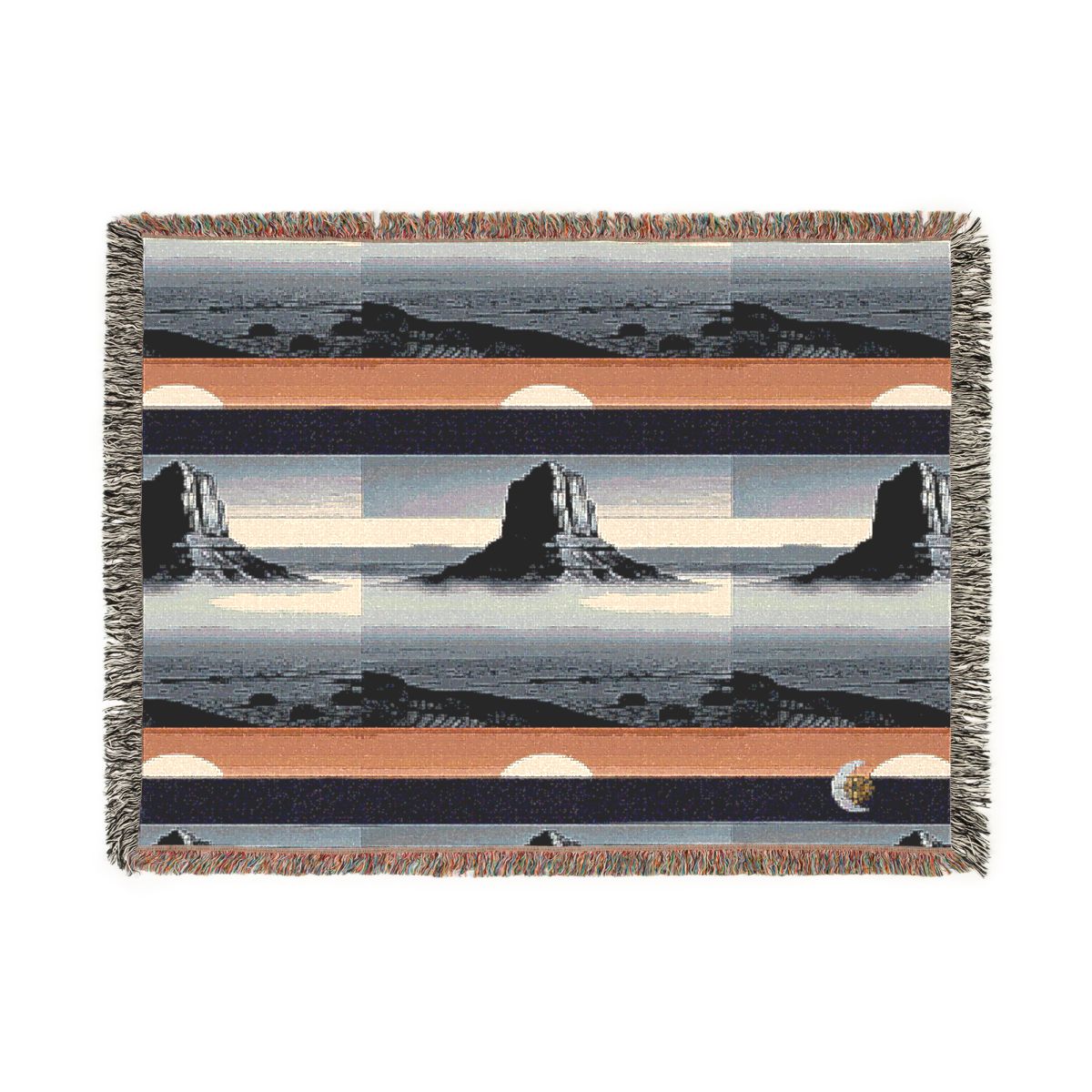 HD Desert Afterglow 100% Cotton Woven Blanket — additional view