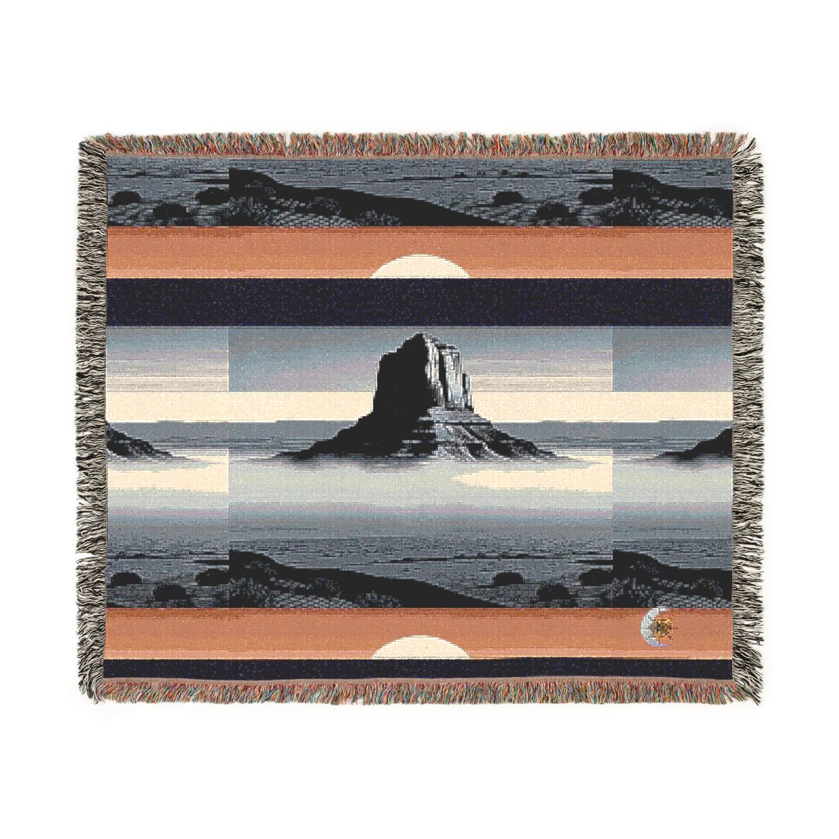 HD Desert Afterglow 100% Cotton Woven Blanket — additional view
