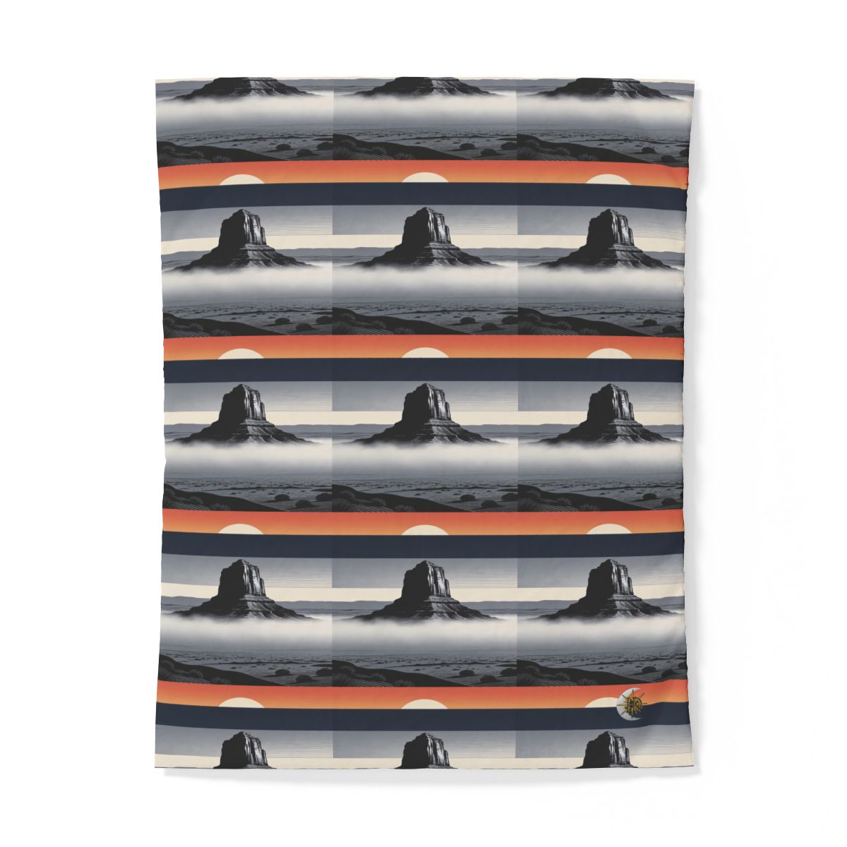 HD Desert Afterglow 100% Cotton Duvet Cover — additional view