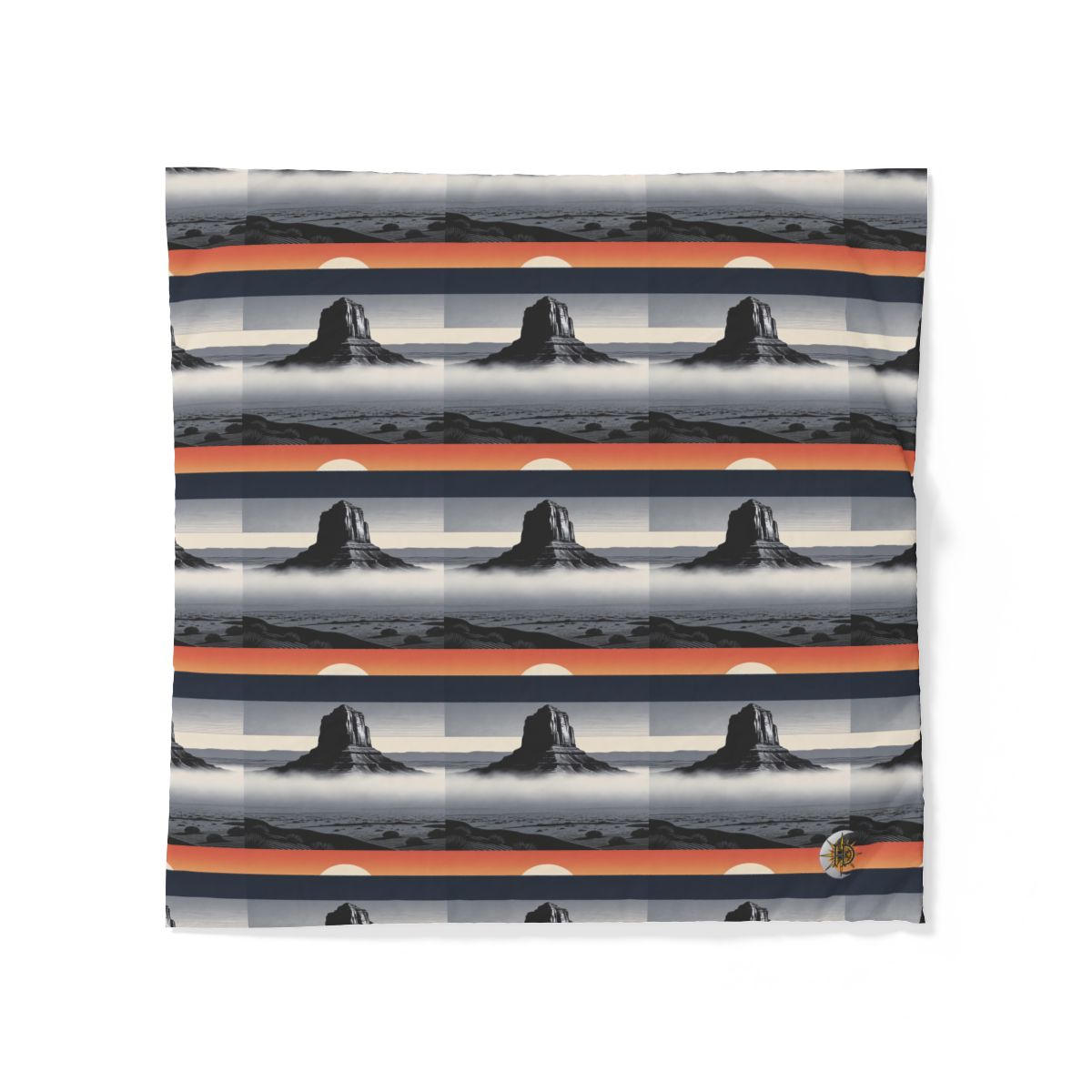 HD Desert Afterglow 100% Cotton Duvet Cover — additional view