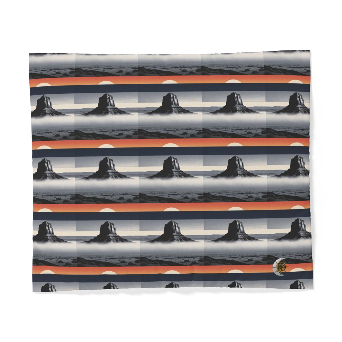 HD Desert Afterglow 100% Cotton Duvet Cover — additional view