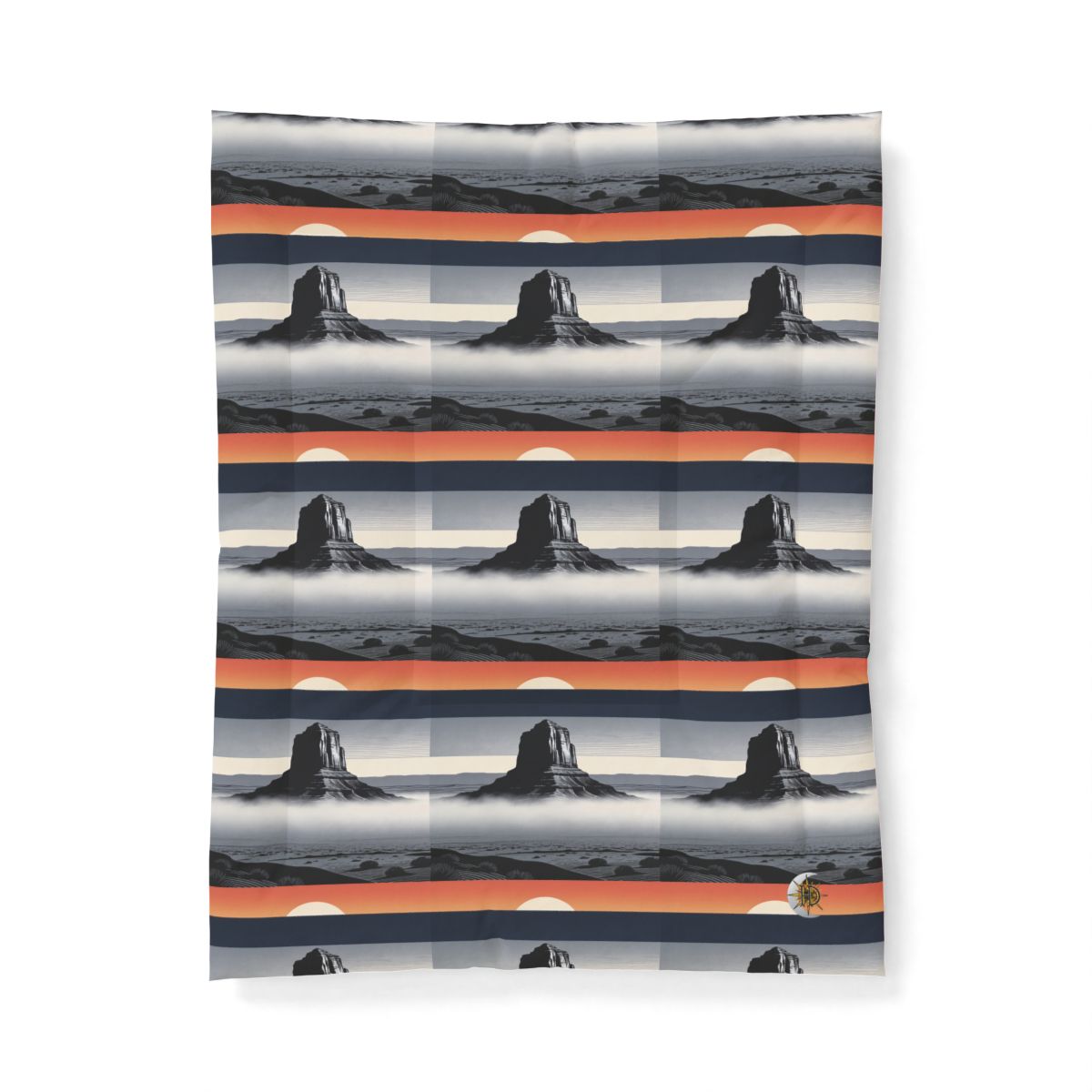 HD Desert Afterglow Cotton-Shell Comforter — additional view