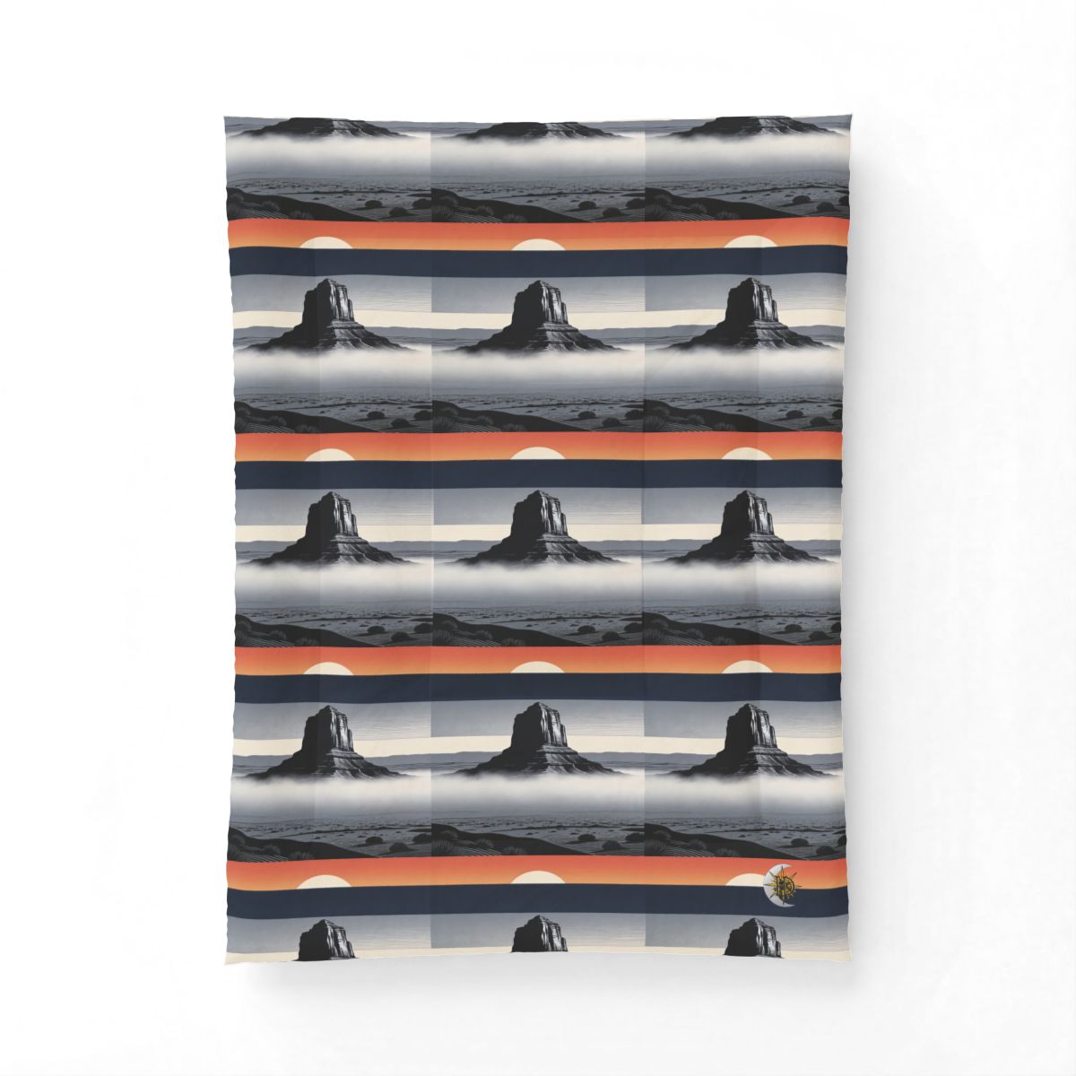 HD Desert Afterglow Cotton-Shell Comforter — additional view