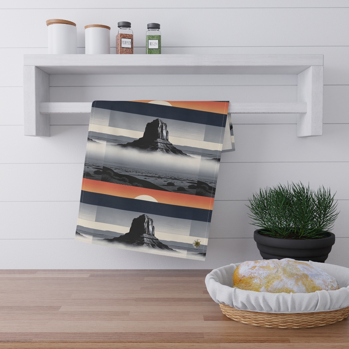 HD Desert Afterglow 100% Cotton Twill Tea Towel